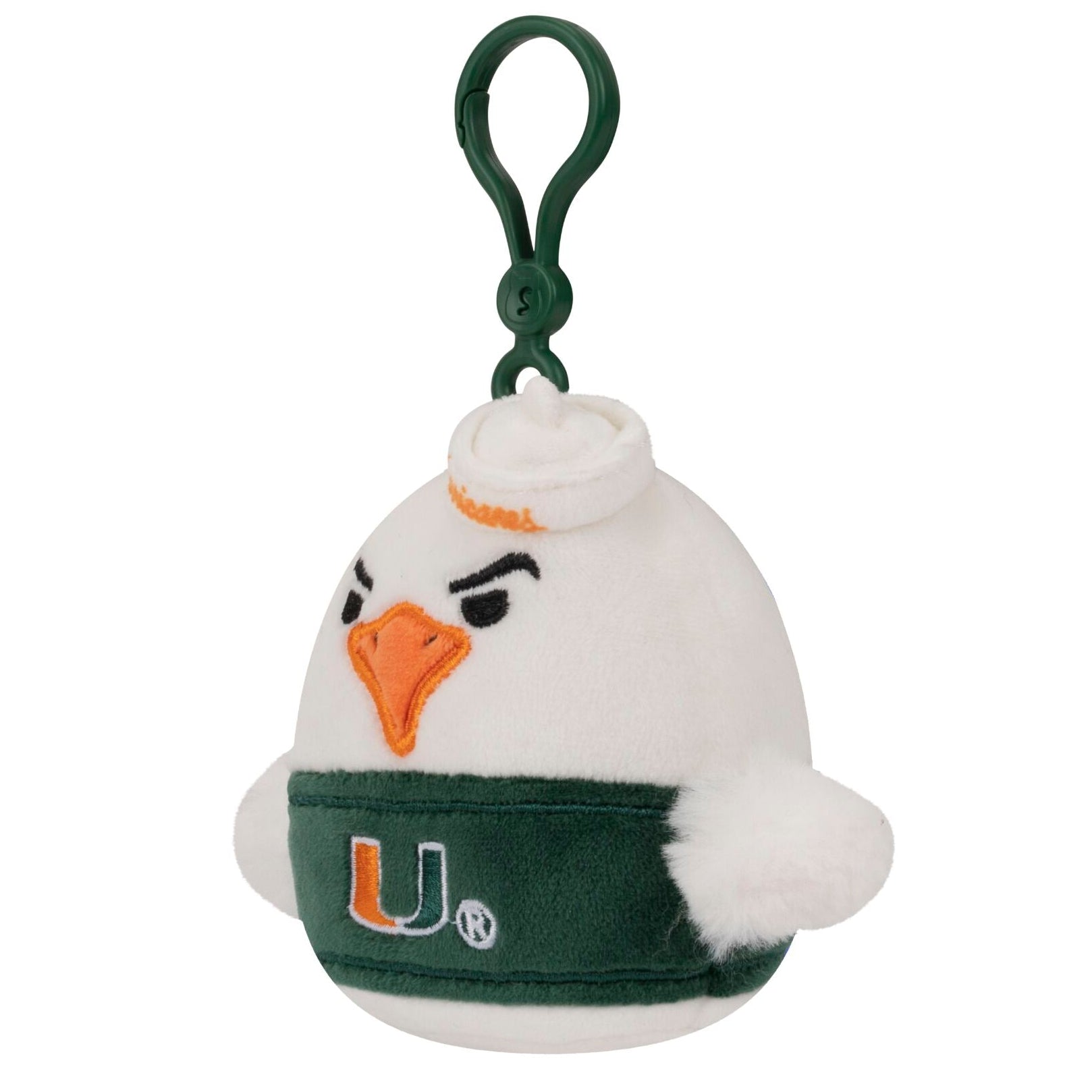 University of Miami 3.5-Inch Sebastian the Ibis Plush Clip - Image 3