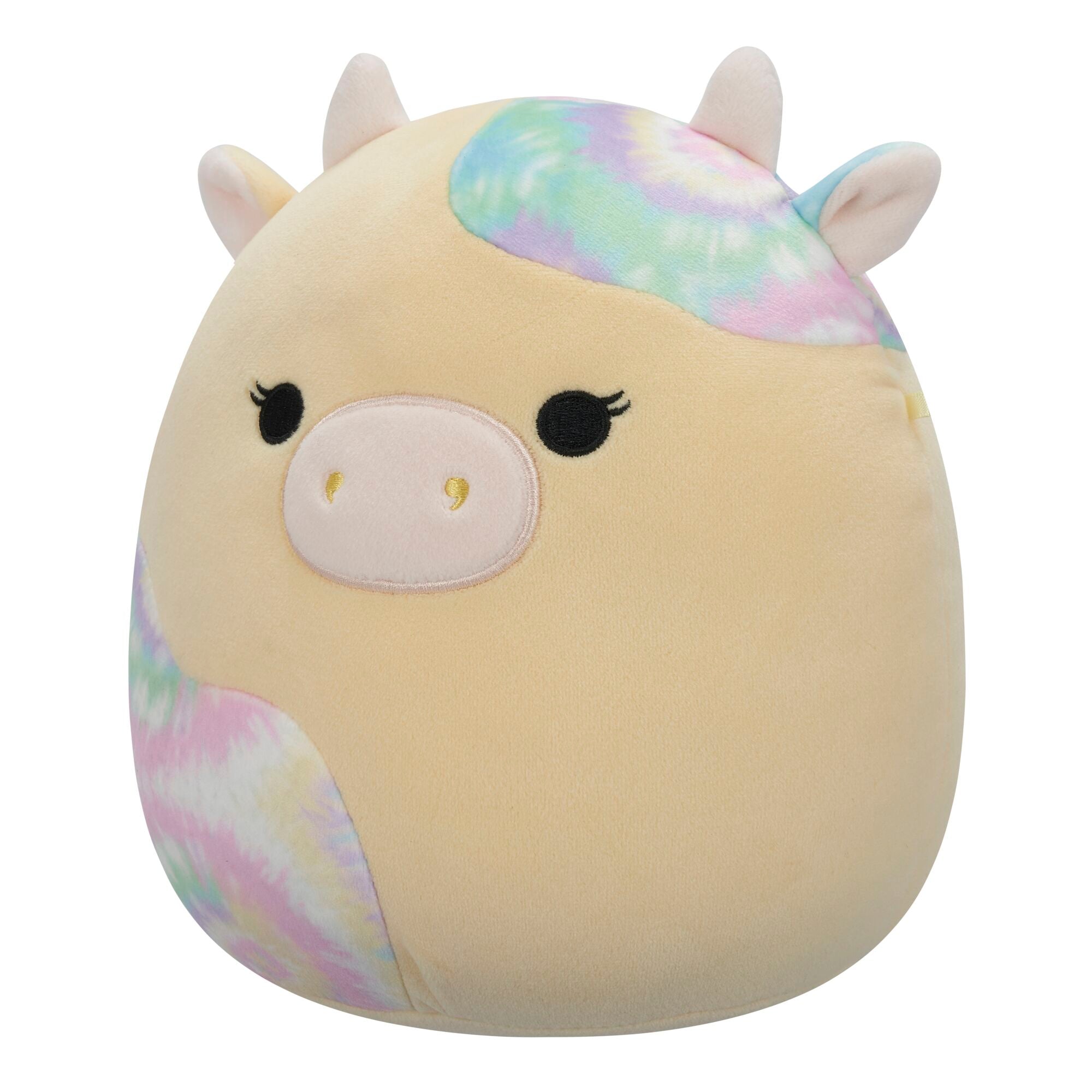 12-Inch Rina the Yellow Cow with Tie Dye Spots - Image 2