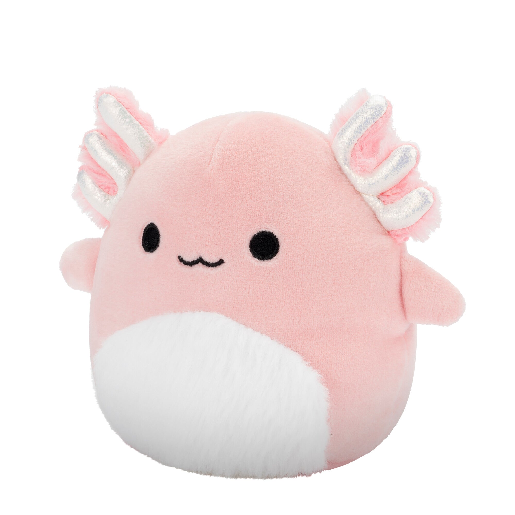 5-Inch Archie the Pink Axolotl with Fuzzy Belly - Image 2