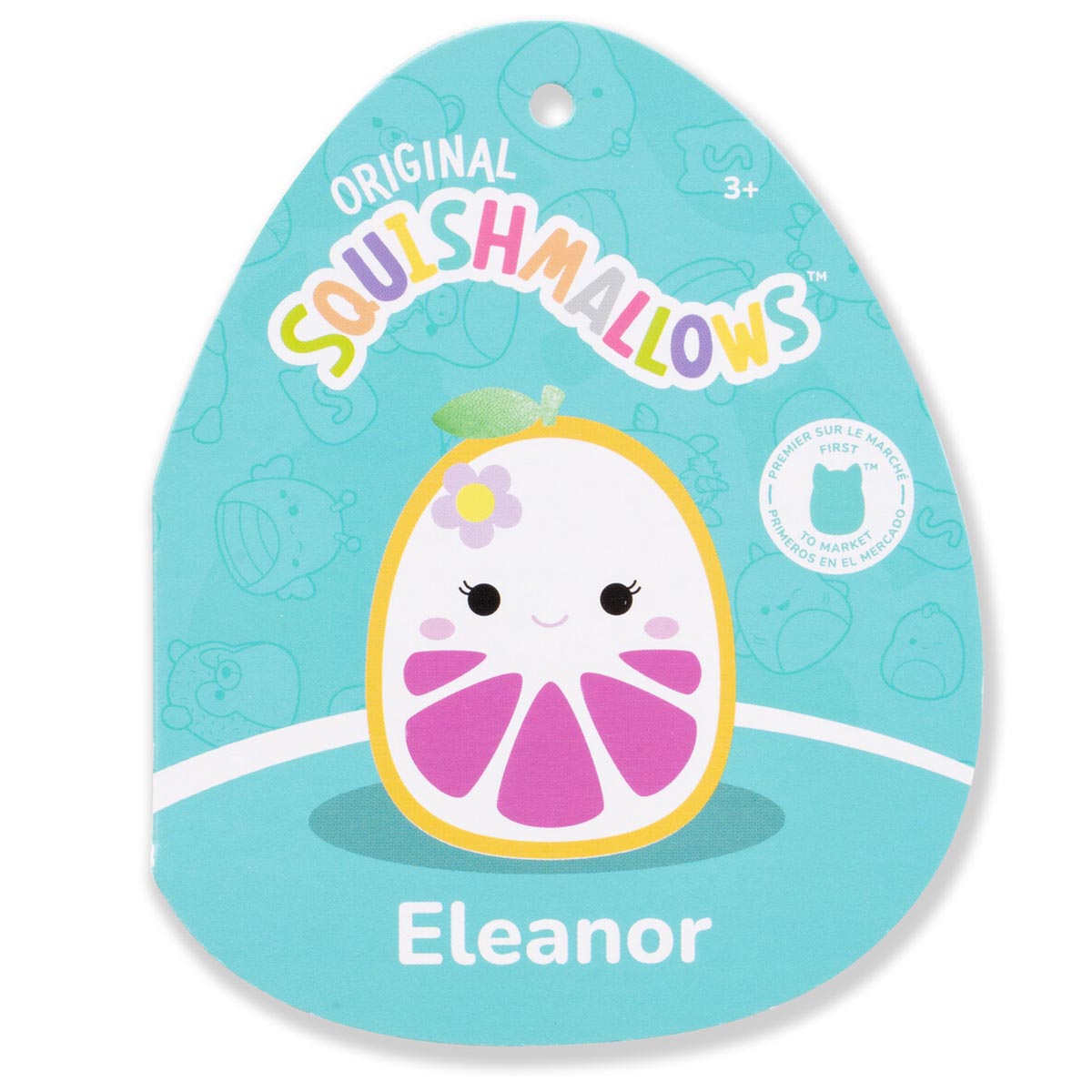5-Inch Eleanor the Yellow Grapefruit with Flower Hairpin - Image 5