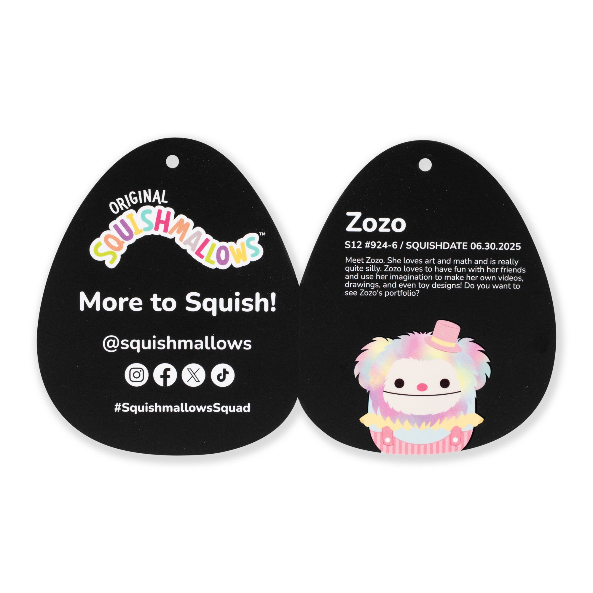 12-Inch Select Series Zozo the Bigfoot Clown With Rainbow Hair - Image 8