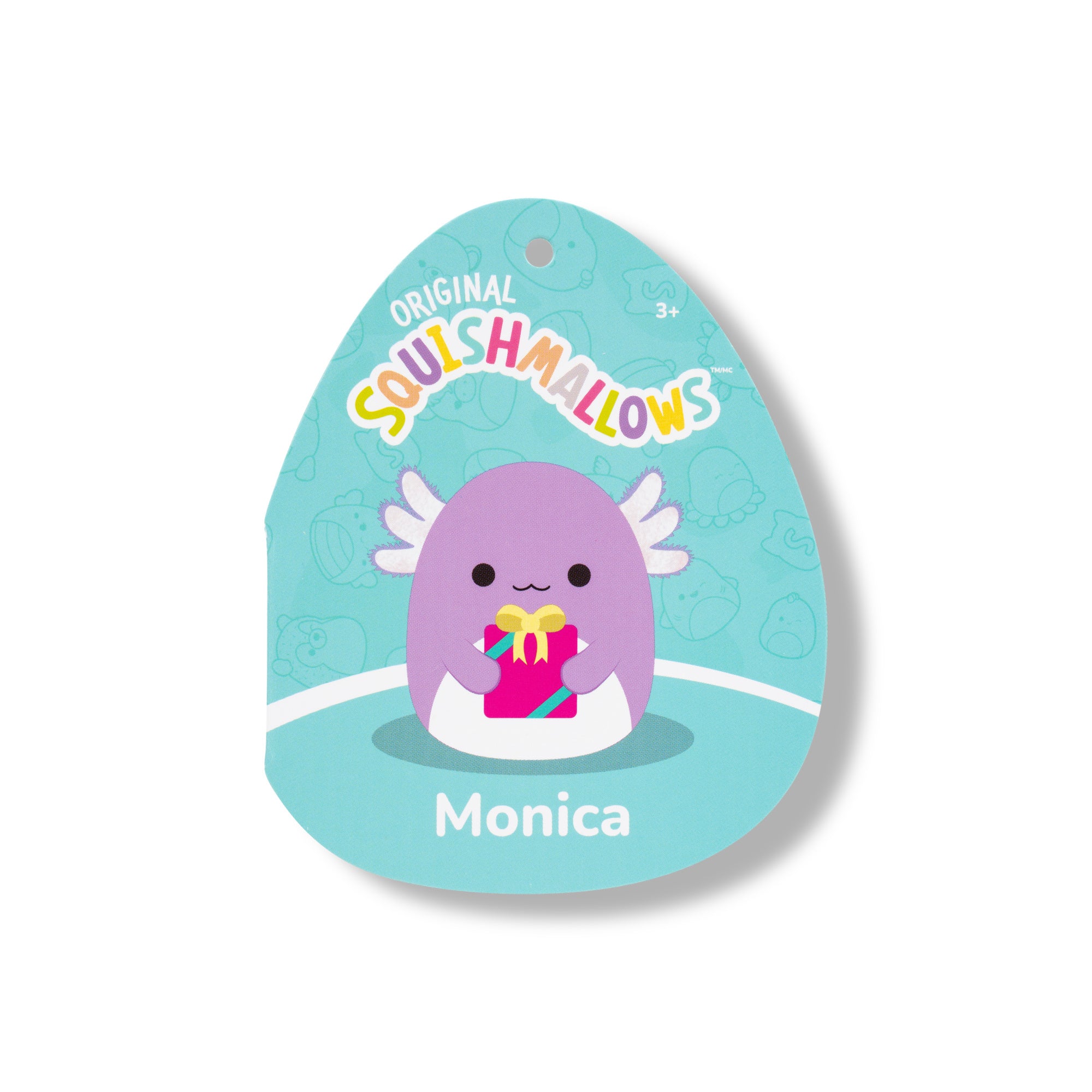 12-Inch Monica the Purple Axolotl Holding Present - Image 5