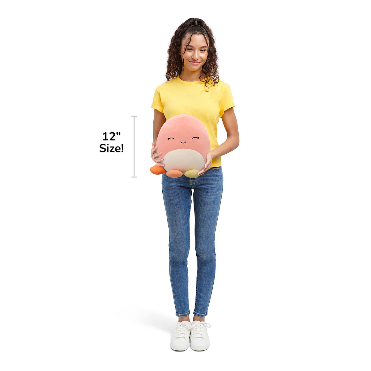 12-Inch Melina the Happy Peach Octopus - Image 7