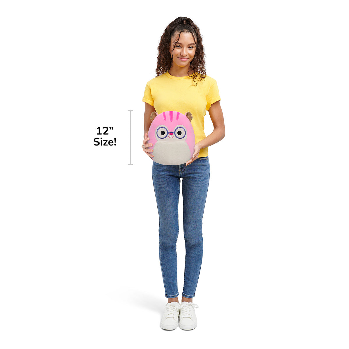 12-Inch TJ the Pink Squirrel with Glasses - Image 7