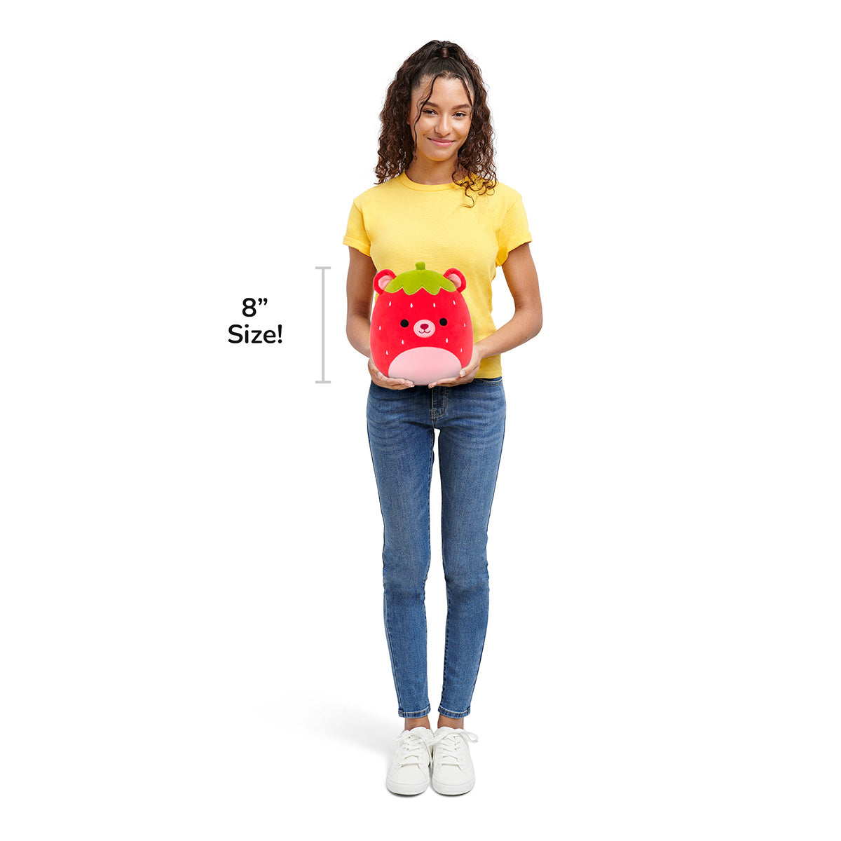 8-Inch Romeo the Red Strawberry Bear - Image 7